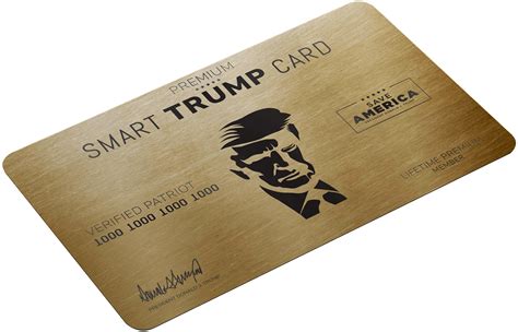 trump smart card|trump's gold cards.